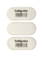 Набор ластиков, 3 штуки, белые - фото 122965054