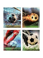 Комплект 12 тетрадей «Футбол», 48 листов в клетку, 60 г  (артикул 10968142)  большой выбор товаров оптом и в розницу по низким ценам с доставкой