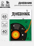 Дневник для музыкальной школы, твердая обложка 40 л. «Винил»  (артикул 10962248)  большой выбор товаров оптом и в розницу по низким ценам с доставкой