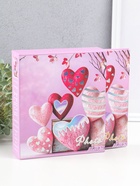 Фотоальбом на 100 фото 13×18 см «Бархатные сердца», в коробке, 5×18×20.5 см  (артикул 10962693)  большой выбор товаров оптом и в розницу по низким ценам с доставкой
