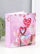 Фотоальбом на 100 фото 13×18 см «Бархатные сердца», в коробке, 5×18×20.5 см  (артикул 10962693)  большой выбор товаров оптом и в розницу по низким ценам с доставкой