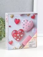 Фотоальбом на 100 фото 13×18 см «Сердца в сердцах», в коробке, 5×18×20.5 см  (артикул 10962695)  большой выбор товаров оптом и в розницу по низким ценам с доставкой