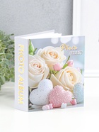Фотоальбом на 40 фото 10×15 см «Белые розы и сердечки в посыпке», в коробке, 4.5×14×17 см - Фото 2