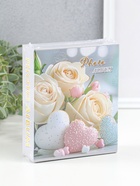 Фотоальбом на 40 фото 10×15 см «Белые розы и сердечки в посыпке», в коробке, 4.5×14×17 см - Фото 6