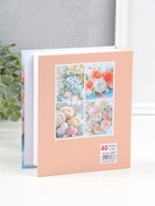 Фотоальбом на 40 фото 10×15 см «Букет с хризантемами», в коробке, 4.5×14×17 см  (артикул 10962707)  большой выбор товаров оптом и в розницу по низким ценам с доставкой