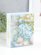 Фотоальбом на 40 фото 10×15 см «Голубая гортензия и ракушки», в коробке, 4.5×14×17 см - Фото 6