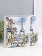 Фотоальбом на 80 фото 10×15 см «Завтрак с видом на Эйфелеву башню», в коробке, 5×19×22.8 см  (артикул 10962714)  большой выбор товаров оптом и в розницу по низким ценам с доставкой