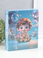 Фотоальбом на 80 фото 10×15 см «Мальчик в клетчатой рубашке с мишкой», в коробке, 5×19×22.8 см  (артикул 10962717)  большой выбор товаров оптом и в розницу по низким ценам с доставкой