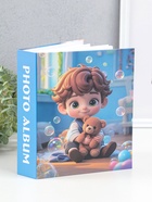 Фотоальбом на 80 фото 10×15 см «Мальчик с мишкой и пузырьки», в коробке, 5×19×22.8 см - Фото 2