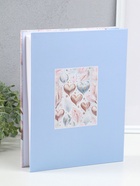 Фотоальбом на 200 фото 13×18 см «Сердца и листья», серо-розовый, в коробке, 5.5×23.5×29.5 см  (артикул 10962726)  большой выбор товаров оптом и в розницу по низким ценам с доставкой