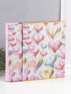 Фотоальбом на 200 фото 13×18 см «Воздушные сердца», в коробке, 5.5×23.5×29.5 см  (артикул 10962727)  большой выбор товаров оптом и в розницу по низким ценам с доставкой