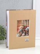 Фотоальбом на 200 фото 13×18 см «Медведь в шарфе, красные розы», в коробке, 5.5×23.5×29.5 см - Фото 3