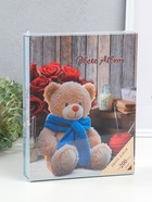 Фотоальбом на 200 фото 13×18 см «Медведь в синем шарфе и розы», в коробке, 5.5×23.5×29.5 см - Фото 6