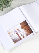 Фотоальбом на 100 фото 10×15 см «Белоснежный с бантом», в коробке, 4×22×23 см - Фото 4