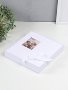 Фотоальбом на 100 фото 10×15 см «Белоснежный с бантом», в коробке, 4×22×23 см - Фото 5