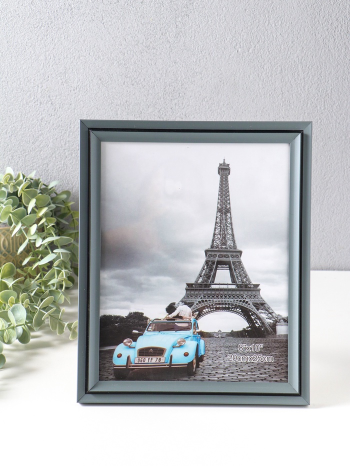 Фоторамка для фото 20×25 см «Остин», пластик, серый графит, 23.5×18.5×1.5 см