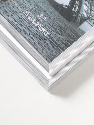 Фоторамка для фото А4 формат «Остин», пластик, бело-серый, 33.5×24.5×1.5 см