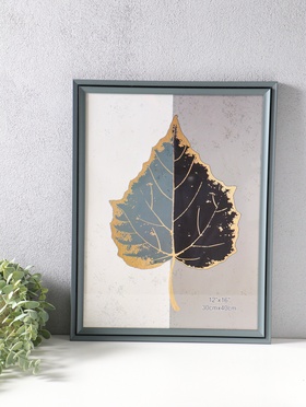 Фоторамка для фото 30×40 см «Остин», пластик, серый графит, 44.2×34.2×1.5 см