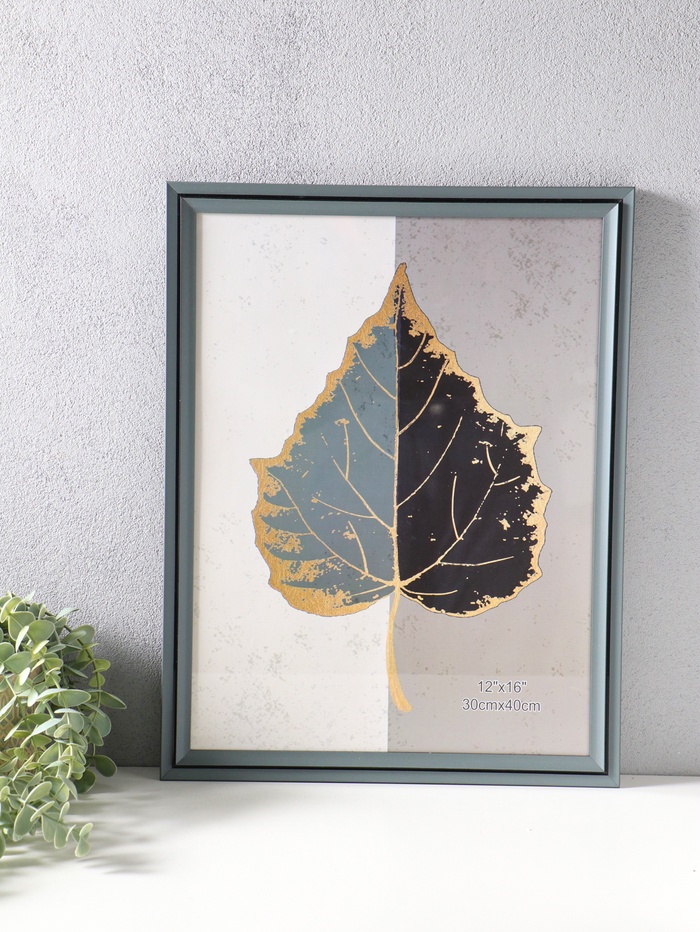 Фоторамка для фото 30×40 см «Остин», пластик, серый графит, 44.2×34.2×1.5 см - Фото 1