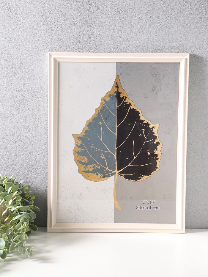 Фоторамка для фото 30×40 см «Остин», пластик, бело-бежевый, 44.2×34.2×1.5 см - Фото 1