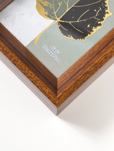 Фоторамка для фото 10×15 см «Прованс», пластик, т. коричневый, 19×13.7×3 см