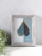 Фоторамка для фото 13×18 см «Прованс», пластик, серо-голубой, 21.7×16.8×3 см  (артикул 10974094)  большой выбор товаров оптом и в розницу по низким ценам с доставкой