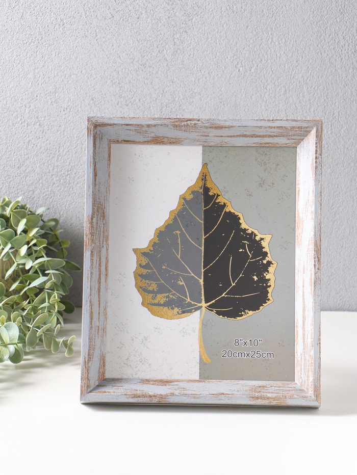 Фоторамка для фото 20×25 см «Прованс», пластик, серо-голубой, 29×23.7×3 см