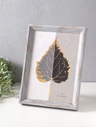 Фоторамка для фото А4 формат «Прованс», пластик, серо-голубой, 33.7×24.8×3 см  (артикул 10974104)  большой выбор товаров оптом и в розницу по низким ценам с доставкой