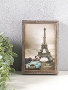 Фоторамка для фото 10×15 см «Ламберто», пластик, бежево-чёрный с под золотом, 16×11×3.5 см  (артикул 10974106)  большой выбор товаров оптом и в розницу по низким ценам с доставкой