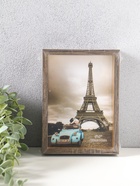 Фоторамка для фото 13×18 см «Ламберто», пластик, бежево-чёрный с под золотом, 19×14×3.5 см  (артикул 10974109)  большой выбор товаров оптом и в розницу по низким ценам с доставкой