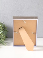 Фоторамка для фото 15×20 см «Ламберто», пластик, серебро с белым, 21×16×3.5 см  (артикул 10974114)  большой выбор товаров оптом и в розницу по низким ценам с доставкой