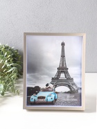 Фоторамка для фото 20×25 см «Ламберто», пластик, серебро с белым, 26×21×3.5 см  (артикул 10974117)  большой выбор товаров оптом и в розницу по низким ценам с доставкой