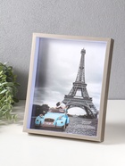 Фоторамка для фото 20×25 см «Ламберто», пластик, серебро с белым, 26×21×3.5 см  (артикул 10974117)  большой выбор товаров оптом и в розницу по низким ценам с доставкой