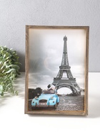 Фоторамка для фото формат А4 «Ламберто», пластик, бежево-чёрный с под золотом, 31×21.8×3.5 см  (артикул 10974119)  большой выбор товаров оптом и в розницу по низким ценам с доставкой