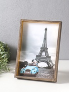 Фоторамка для фото формат А4 «Ламберто», пластик, бежево-чёрный с под золотом, 31×21.8×3.5 см  (артикул 10974119)  большой выбор товаров оптом и в розницу по низким ценам с доставкой