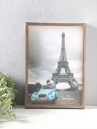 Фоторамка для фото формат А4 «Ламберто», пластик, бежево-чёрный с под золотом, 31×21.8×3.5 см  (артикул 10974119)  большой выбор товаров оптом и в розницу по низким ценам с доставкой