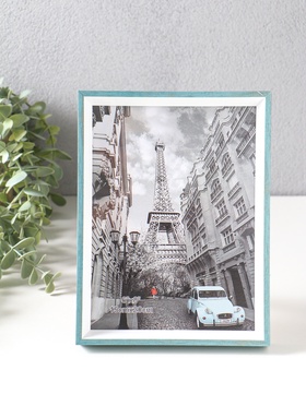 Фоторамка для фото 15×20 см «Данте», пластик, голубая лагуна, 20.8×15.8×2.5 см  (артикул 10974128)  большой выбор товаров оптом и в розницу по низким ценам с доставкой