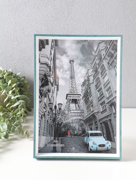 Фоторамка для фото формат А4 «Данте», пластик, голубая лагуна, 31×21.8×2.5 см  (артикул 10974133)  большой выбор товаров оптом и в розницу по низким ценам с доставкой