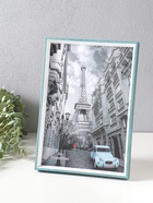 Фоторамка для фото формат А4 «Данте», пластик, голубая лагуна, 31×21.8×2.5 см  (артикул 10974133)  большой выбор товаров оптом и в розницу по низким ценам с доставкой