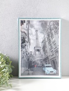 Фоторамка для фото формат А4 «Данте», пластик, голубая лагуна, 31×21.8×2.5 см  (артикул 10974133)  большой выбор товаров оптом и в розницу по низким ценам с доставкой