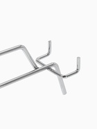 Крючок одинарный с ценникодержателем для перфорированной панели, d=5 мм, L=15 см, шаг 50 мм, цвет хром  (артикул 11007346)  большой выбор товаров оптом и в розницу по низким ценам с доставкой