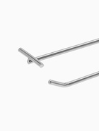 Крючок одинарный с ценникодержателем для перфорированной панели, d=5 мм, L=15 см, шаг 50 мм, цвет хром  (артикул 11007346)  большой выбор товаров оптом и в розницу по низким ценам с доставкой