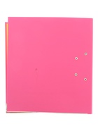 УЦЕНКА Пaпкa-регистратор А4 75мм PVC Lamark 2-ух стор. розовый/желтый, кант., карман, собр. - Фото 3