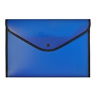 УЦЕНКА Папка-конверт на кнопке А4 ErichKrause MEGAPOLIS обшитая, непрозрачная, микс 4В 50324 1100972 - Фото 5