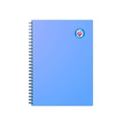 УЦЕНКА Тетрадь 80л кл на спирали ErichKrause Bubble Gum, пластиковая обложка, голубая - Фото 1