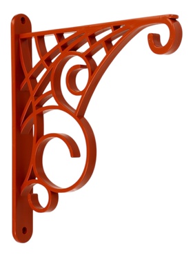 Кронштейн для кашпо, пластиковый, цвет терракот  (артикул 10999709)  большой выбор товаров оптом и в розницу по низким ценам с доставкой