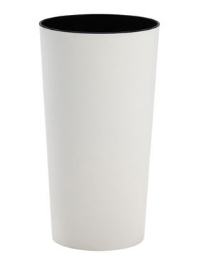 Кашпо для цветов «Камелия», вставка 9 л, 26×26×46 см, пластиковое, белое  (артикул 10999711)  большой выбор товаров оптом и в розницу по низким ценам с доставкой