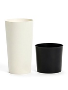 Кашпо для цветов «Камелия», вставка 9 л, 26×26×46 см, пластиковое, белое - Фото 3