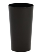 Кашпо для цветов «Камелия», вставка 9 л, 26×26×46 см, пластиковое, цвет графит  (артикул 10999712)  большой выбор товаров оптом и в розницу по низким ценам с доставкой