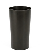 Кашпо для цветов «Камелия», вставка 9 л, 26×26×46 см, пластиковое, цвет графит - Фото 1